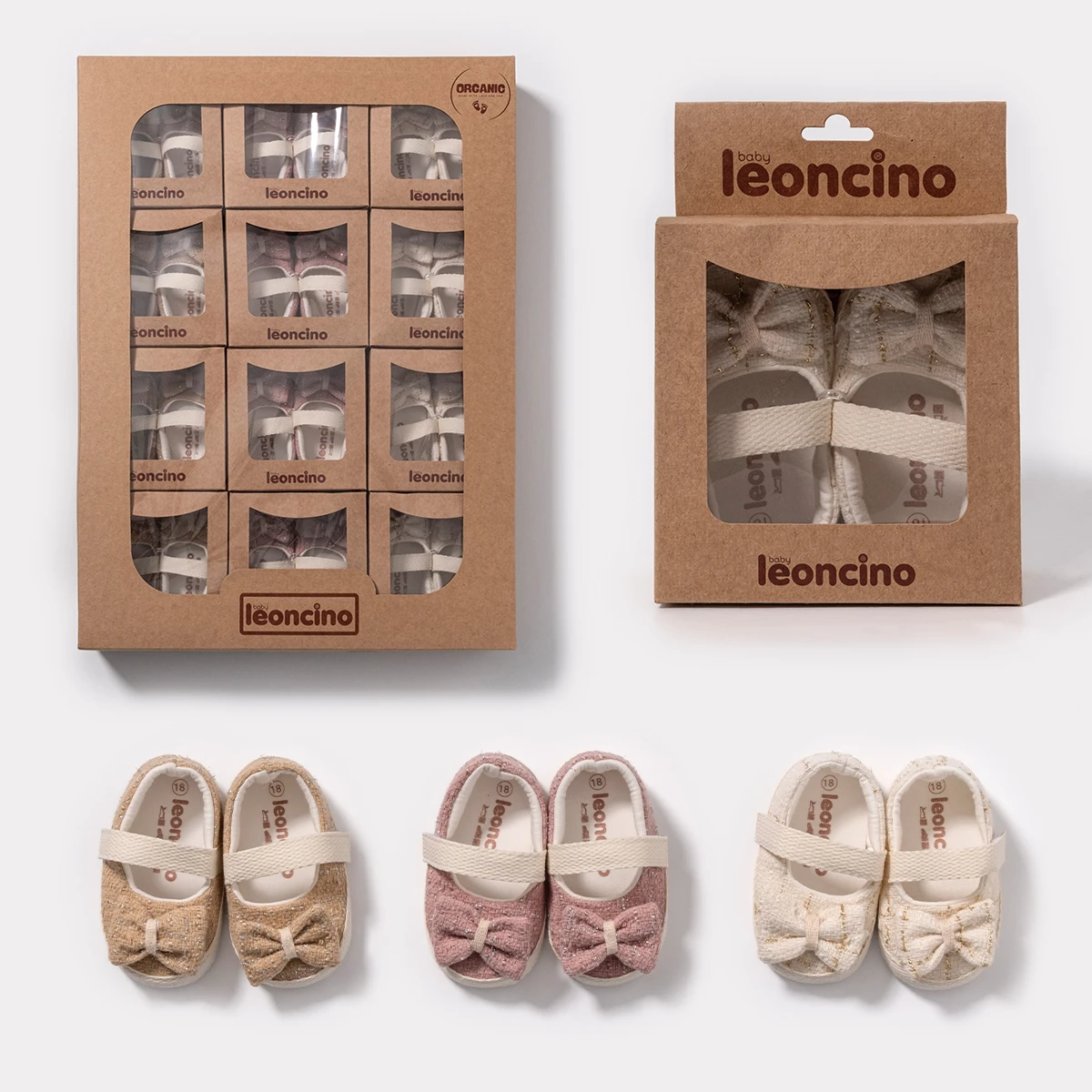LEONCİNO KIZ 18-19 NU SİMLİ ETAMİN BABET PATİK