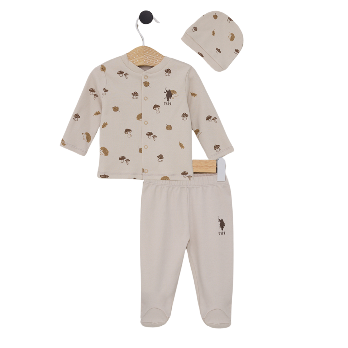 US POLO ERKEK 0/3-3/6-6/9 AY PATİKLİ 3LÜ TAKIM