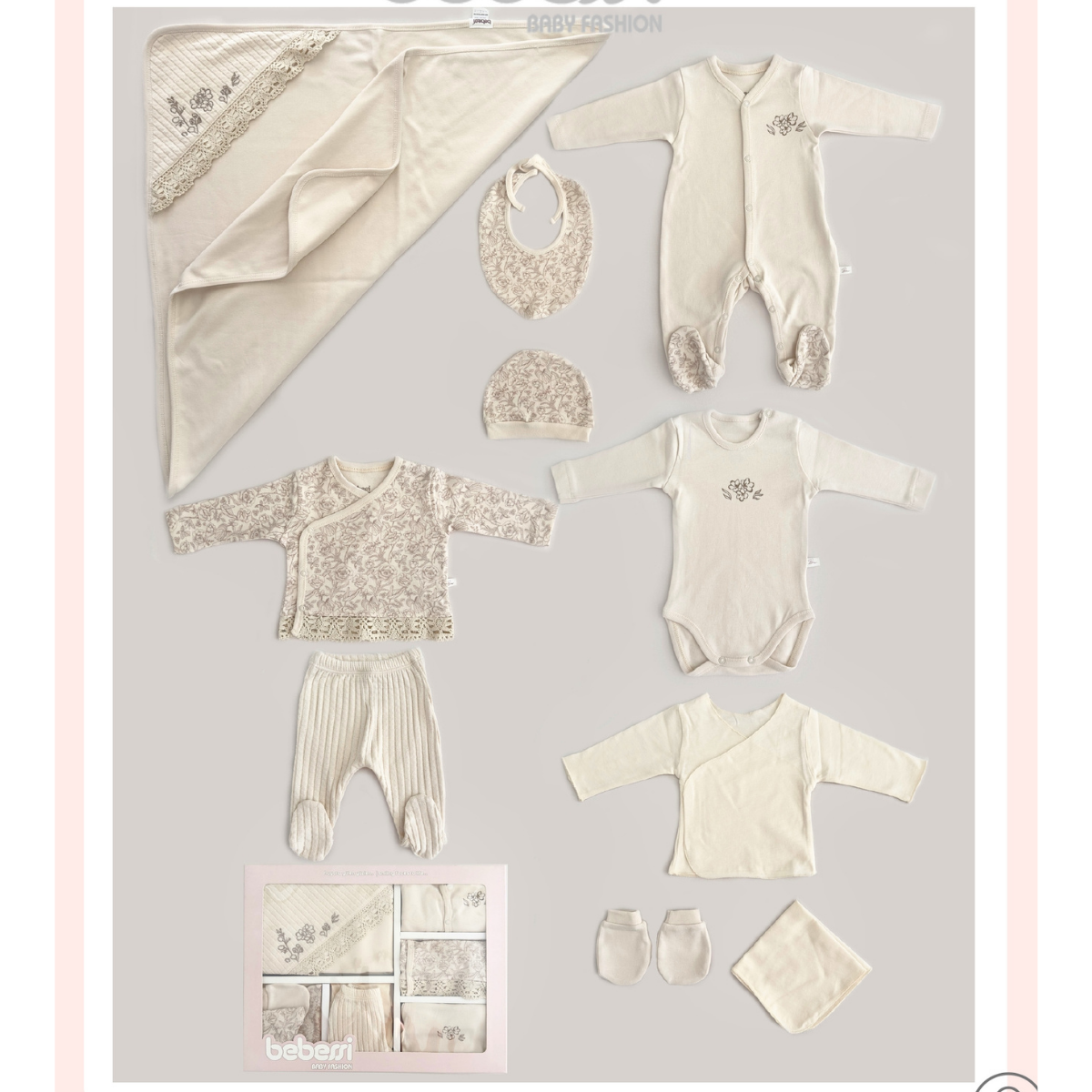 BEBESSİ KIZ 0-3 AY LANE 10LU SET