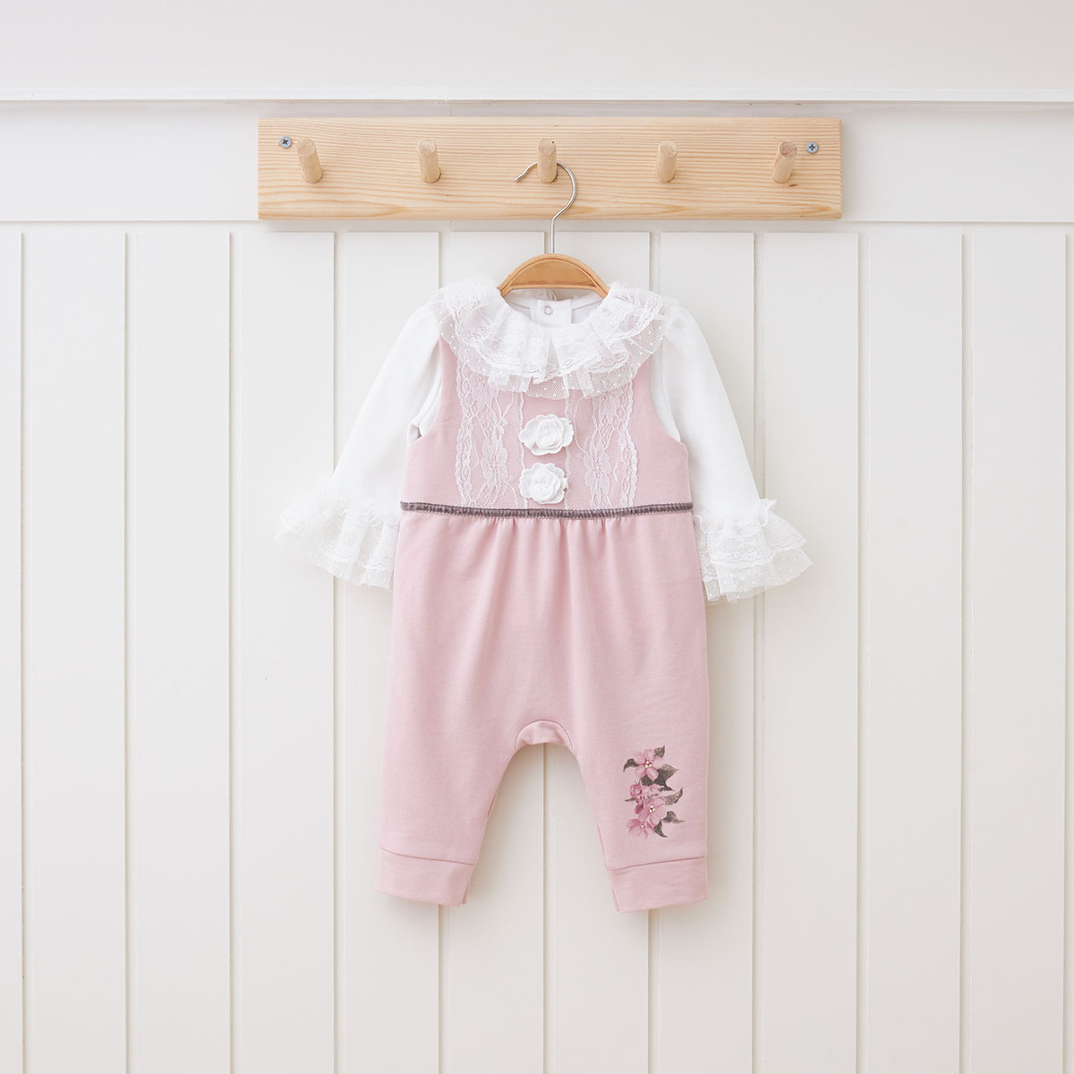 MİOMİNİ KIZ 3-3-6-9 AY KLASİK 2İP SALOPET TAKIM