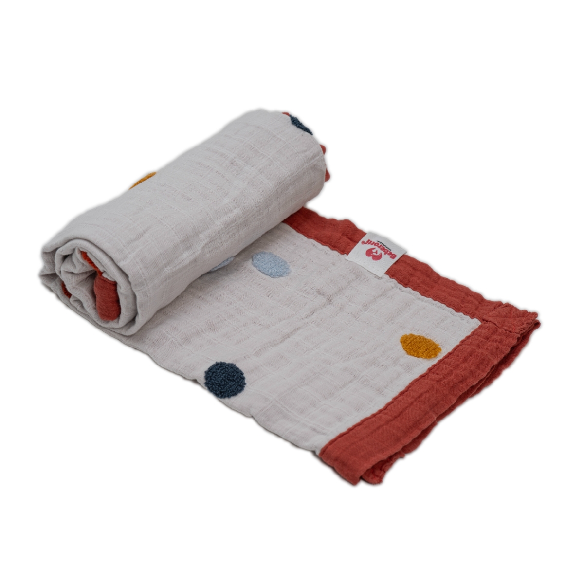 BEBEROTTİ 95*80 CM NAKIŞLI 4 KAT MÜSLİN BATTANİYE