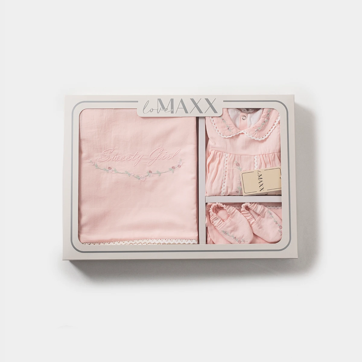 LOVEMAXX KIZ 0-3 AY SWEETY GIRL KUTULU 6LI SET