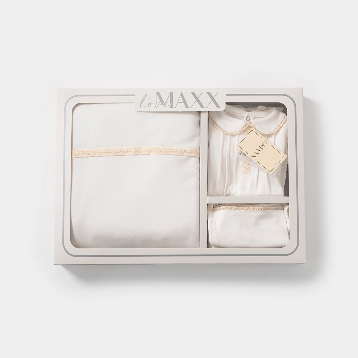 LOVEMAXX KIZ 0-3 AY KOPANAKİLİ KUTULU 5Lİ SET