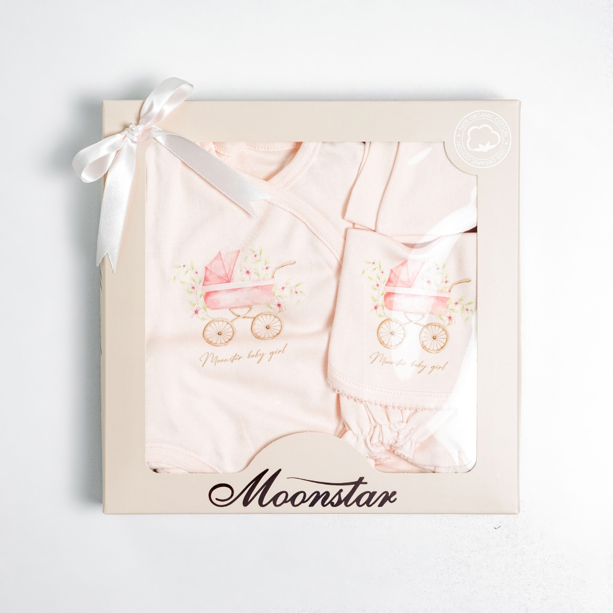 MOONSTAR GIRL 0-3 MONTHS SET OF 5