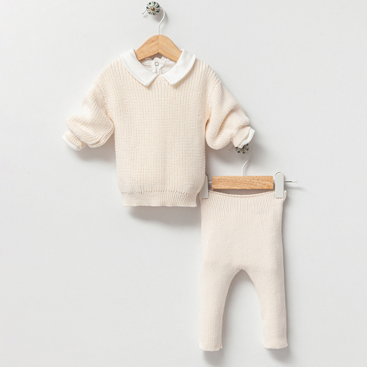 NİPPERLAND 3-6-9-12 AY PAMUK SELANİK KAZAK TAKIM