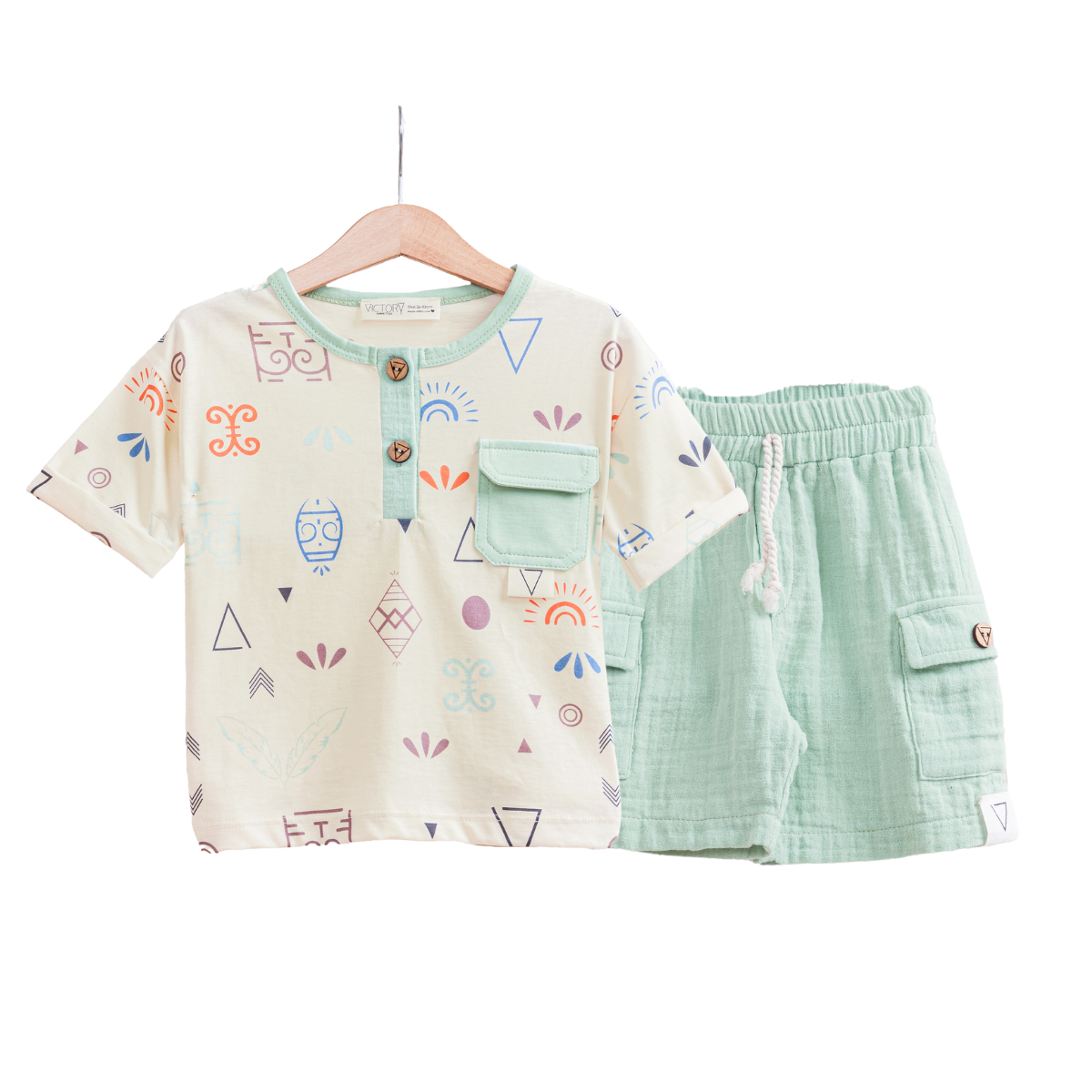 BABY COOL ERKEK 2-3-4-5 YAŞ TSHIRT ŞORT TAKIM 