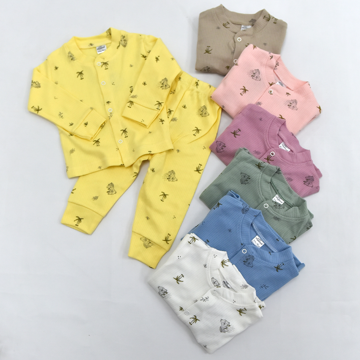 MİNİ OKYANUS UNISEX 3-6 AY KOALA DESEN ÇITLI TAKIM
