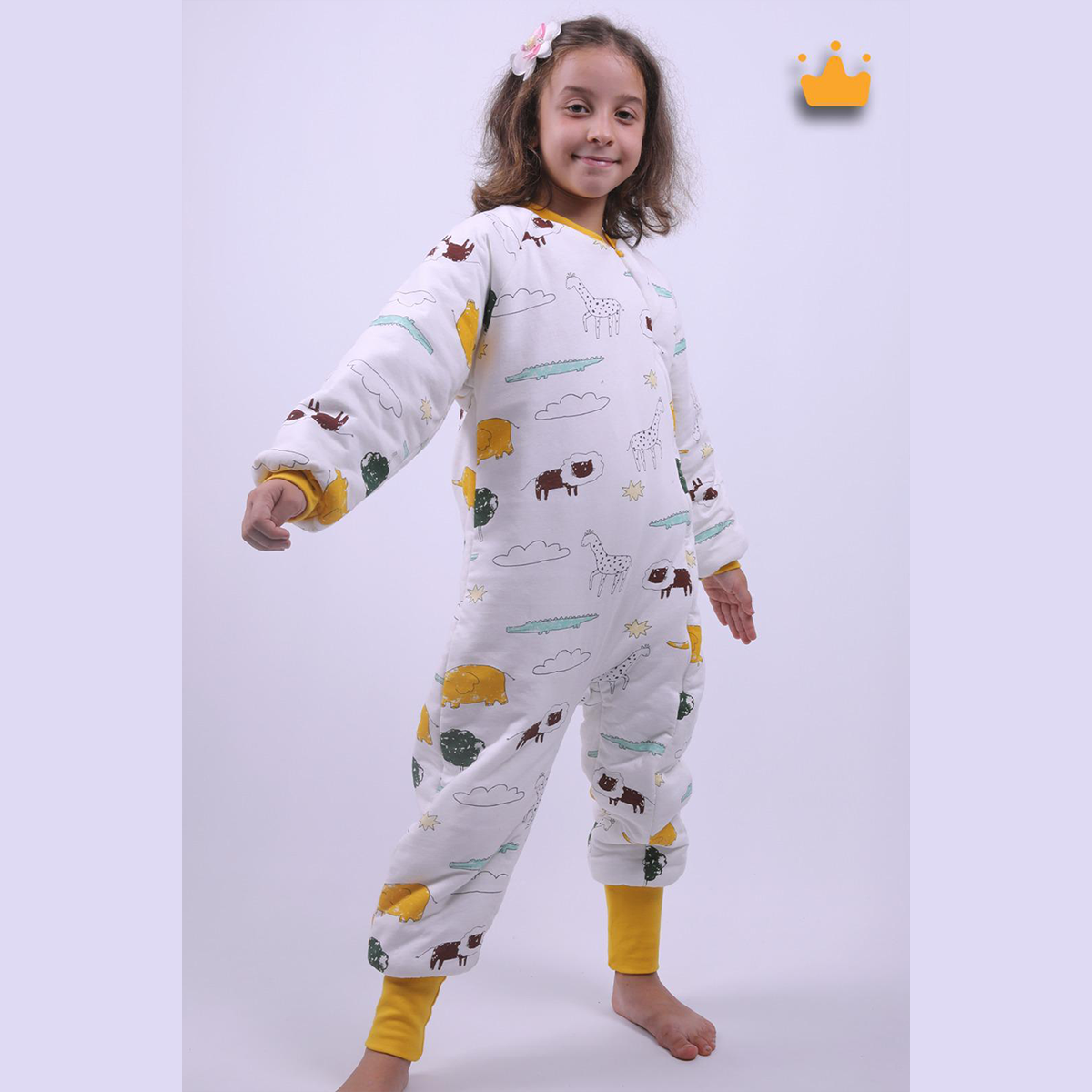 BEGİSA UNISEX 2-3-4-5-6-7 YAŞ ANIMALS UYKU TULUMU