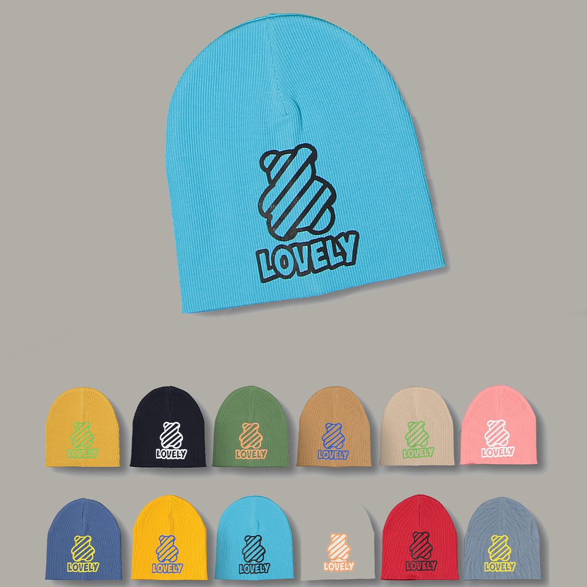 KAYRA BABY UNISEX 3-6-9 AY KAŞKORSE ŞAPKA 12Lİ