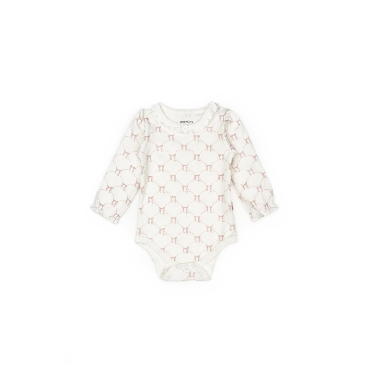 BABYCOSY KIZ 6-9-12-18-24 AY BOW UZUNKOL 2Lİ BODY