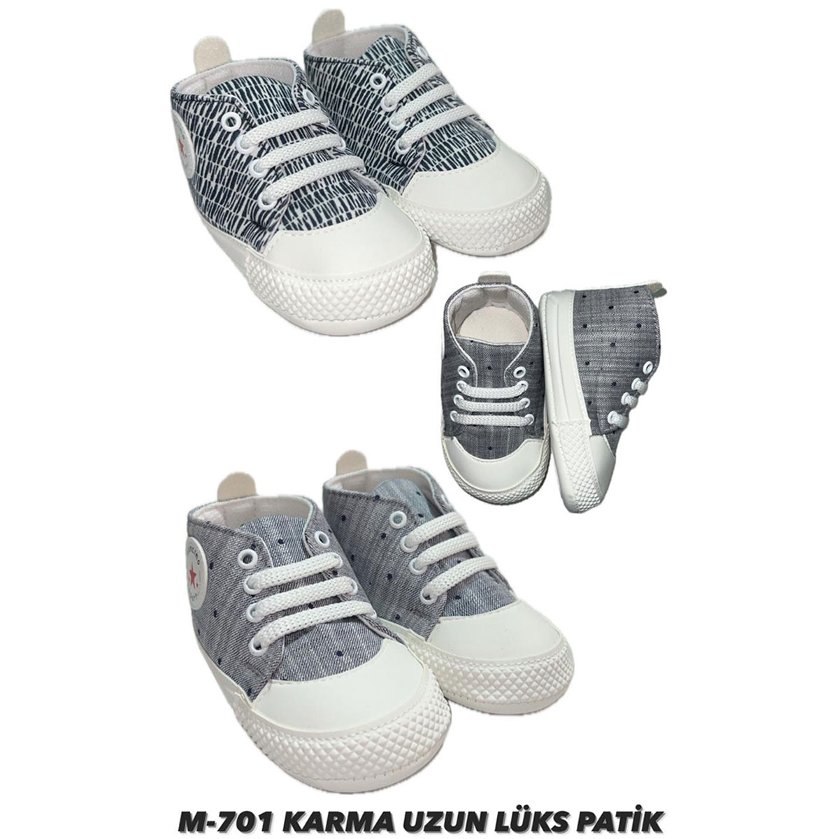 MİNİPATİK ERKEK 18-19 NU KARMA DESEN UZUN PATİK