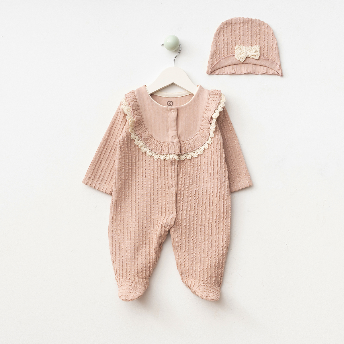 CFRA KIDS KIZ 3-6-9 AY DANTELLİ PENYE TULUM