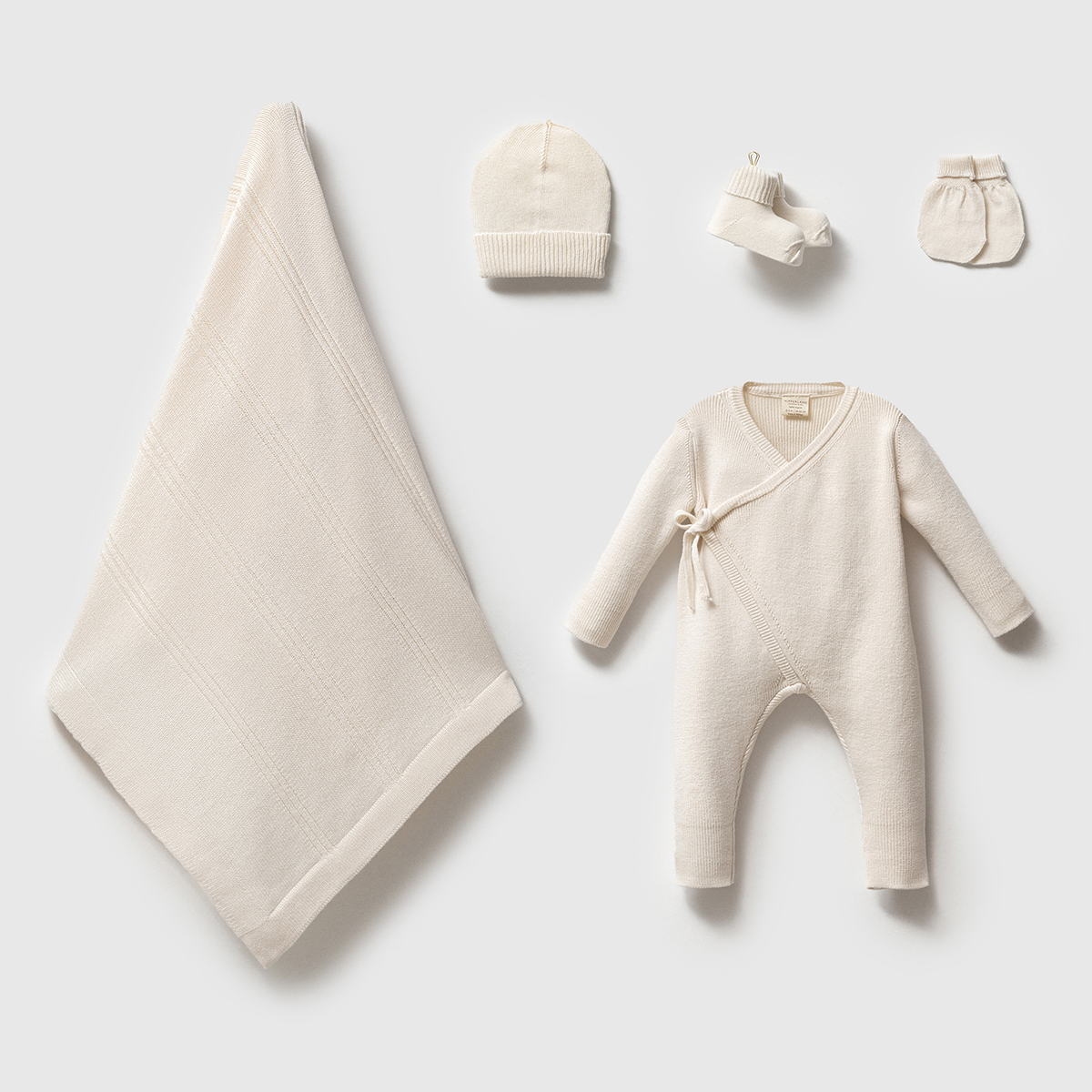 NİPPERLAND UNISEX 0-3 AY GOTS 5Lİ SET