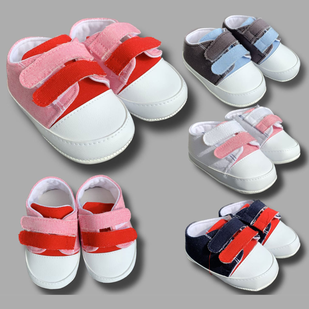 KİNDO BABY UNISEX 17-18-19 NU ŞERİTLİ PANAMA PATİK