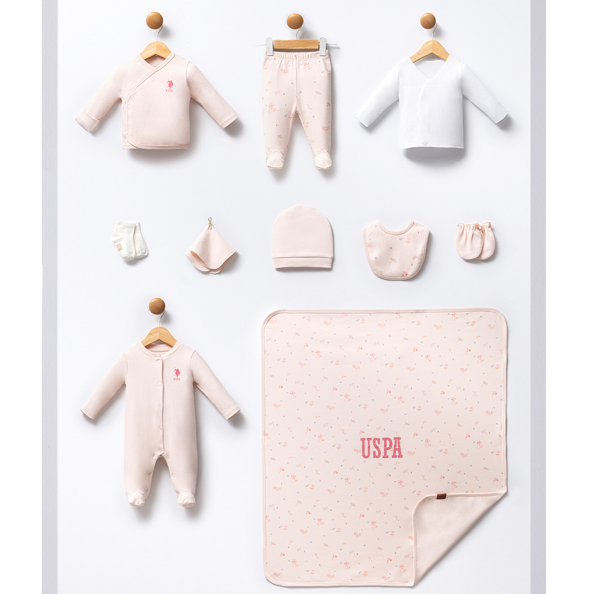 US POLO KIZ 0-3 AY 10LU ZIBIN SET