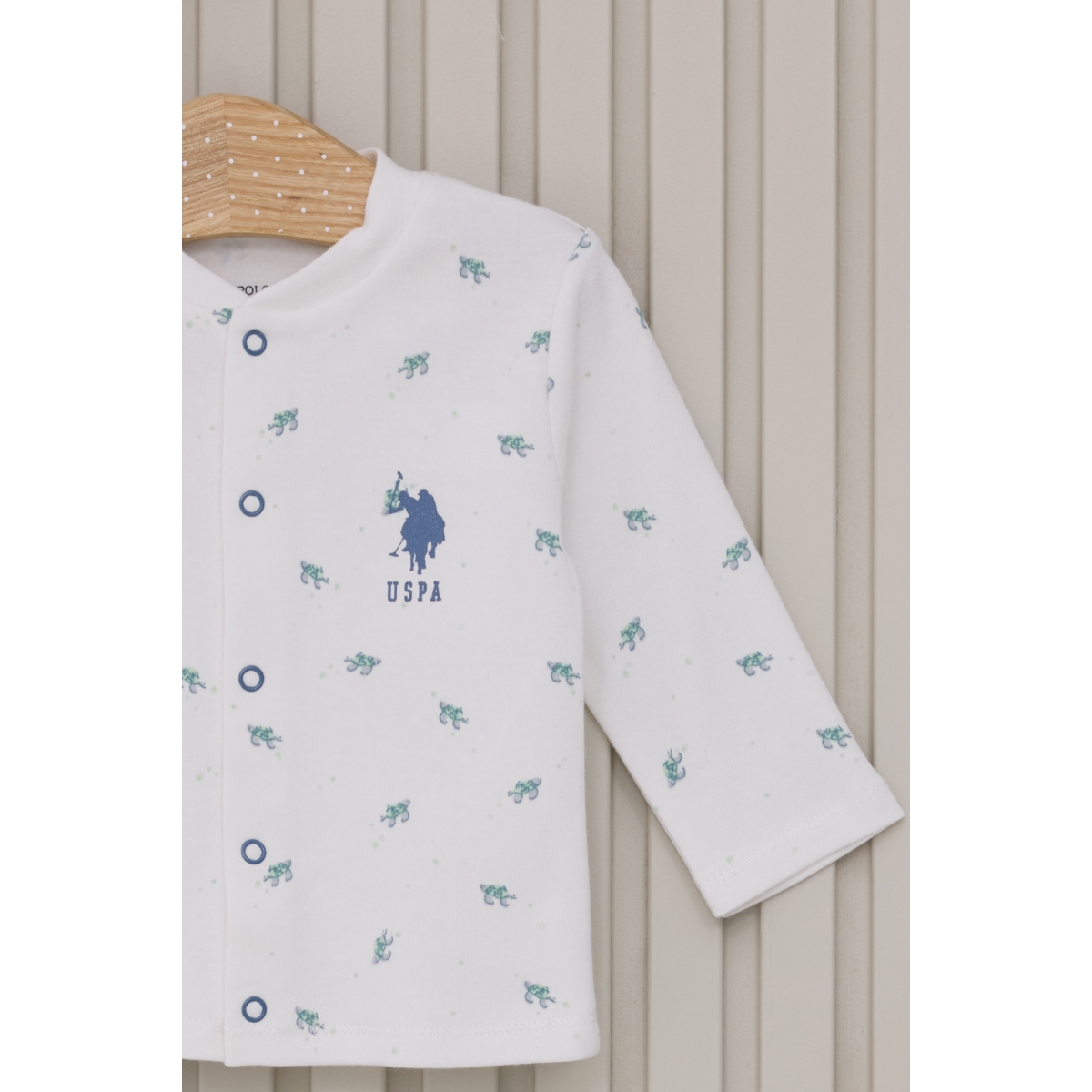 US POLO MEN'S 0/3-3/6-6/9 MONTHS 3-Piece SUIT WITH BOOTIES