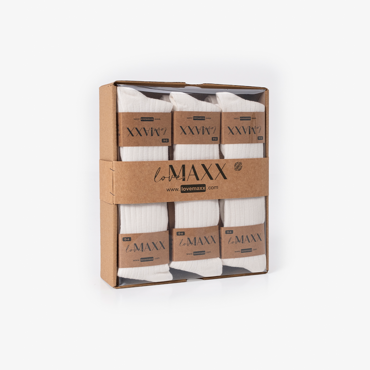 LOVEMAXX KIZ 0-36 AY ÇİZGİLİ KÜLOTLU ÇORAP 12Lİ