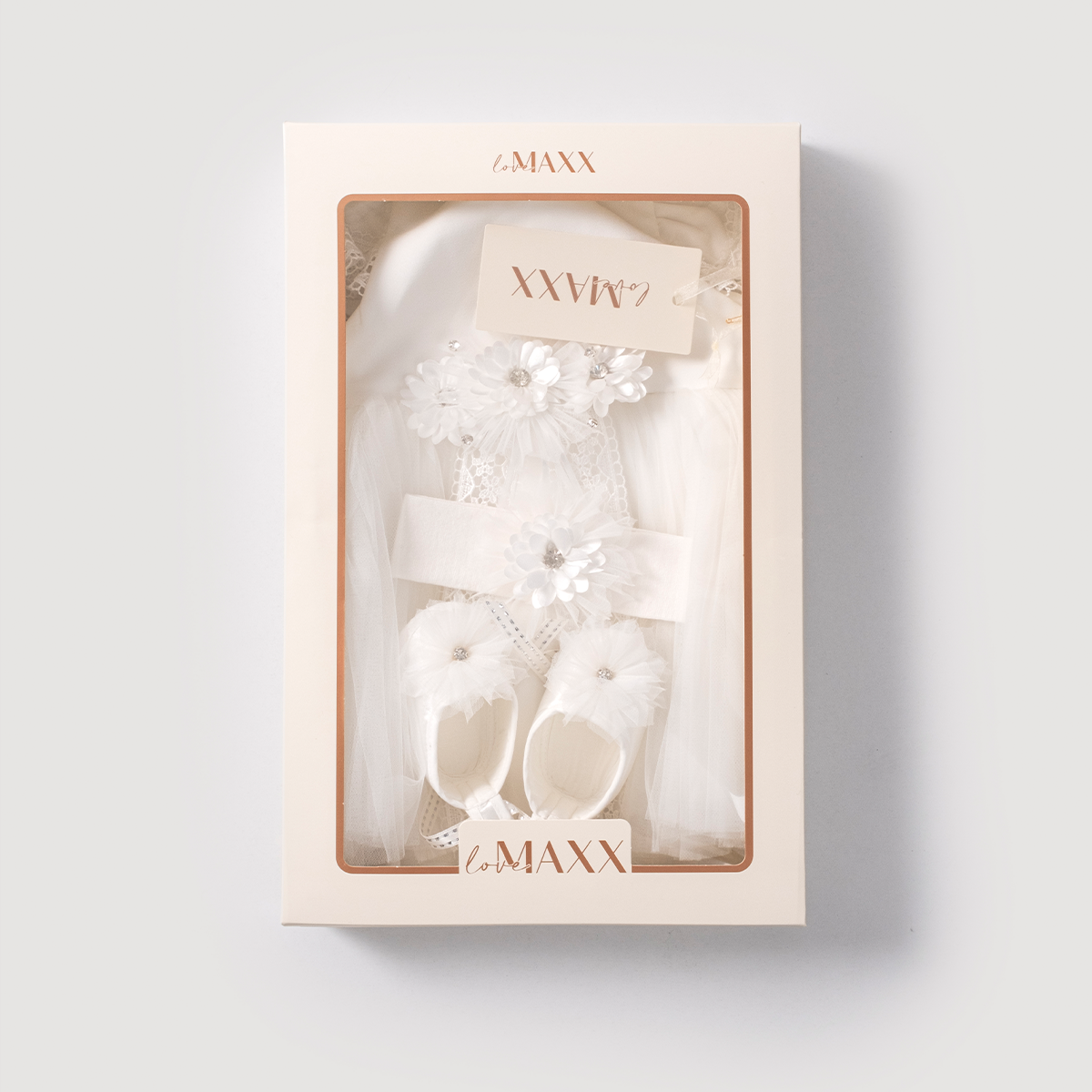 LOVEMAXX KIZ 3-6 AY ÖNDEN AÇMALI MEVLİT TAKIMI