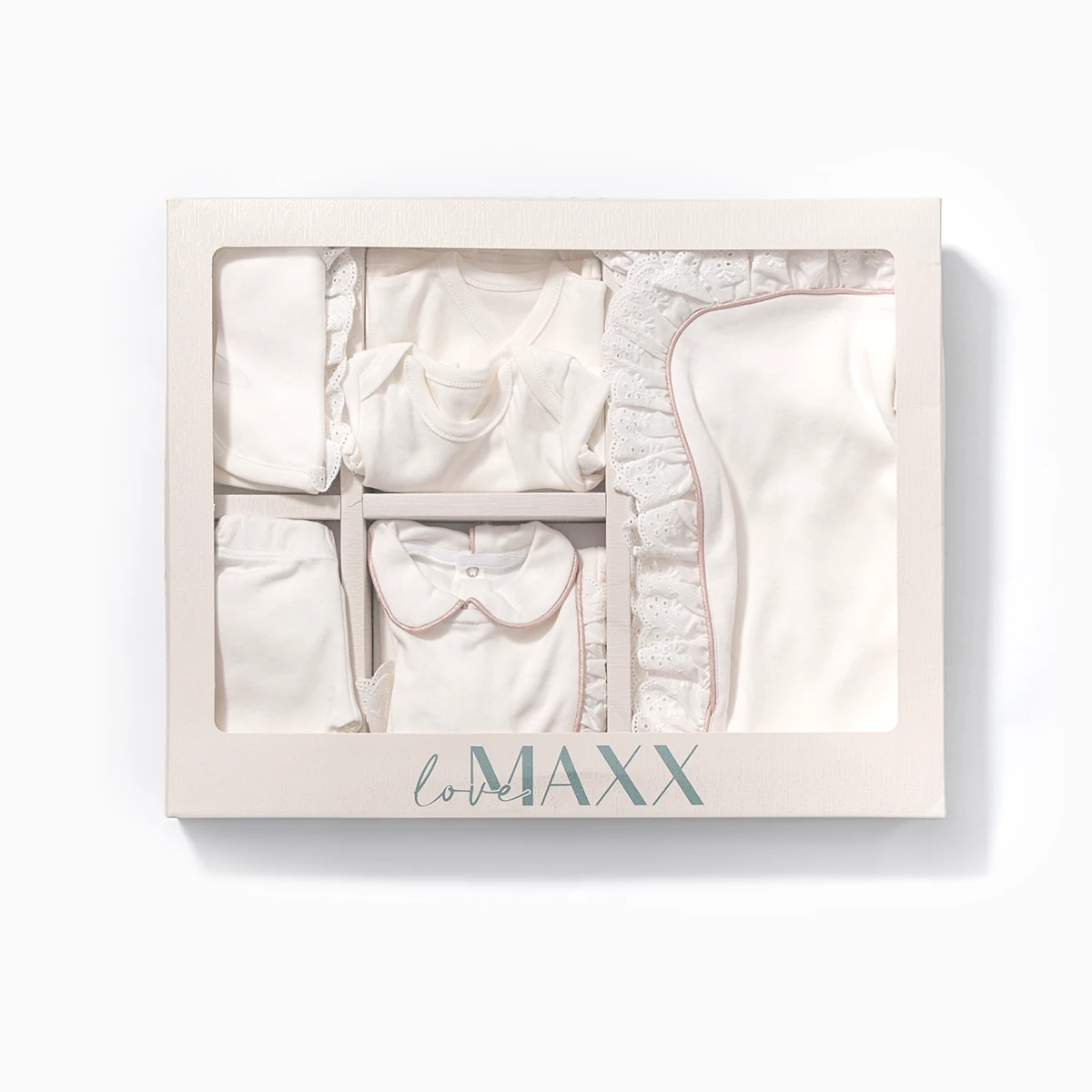 LOVEMAXX KIZ 0-3 AY BİYELİ FİSTOLU 10LU SET