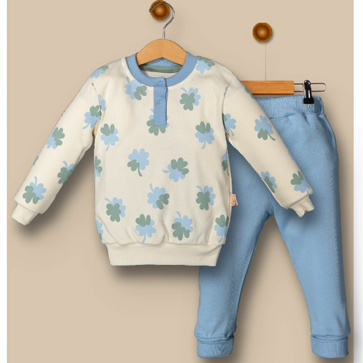 BEYAZ BEBEK ERKEK 9-12-18-24 AY YONCA BASKI TAKIM