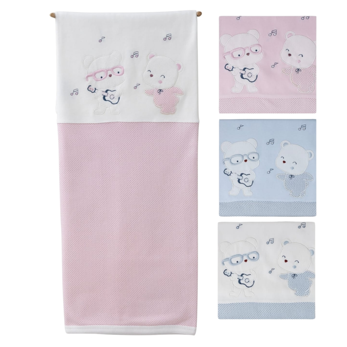 TONTON BEBE UNISEX MÜZİSYEN AYICIK BATTANİYE