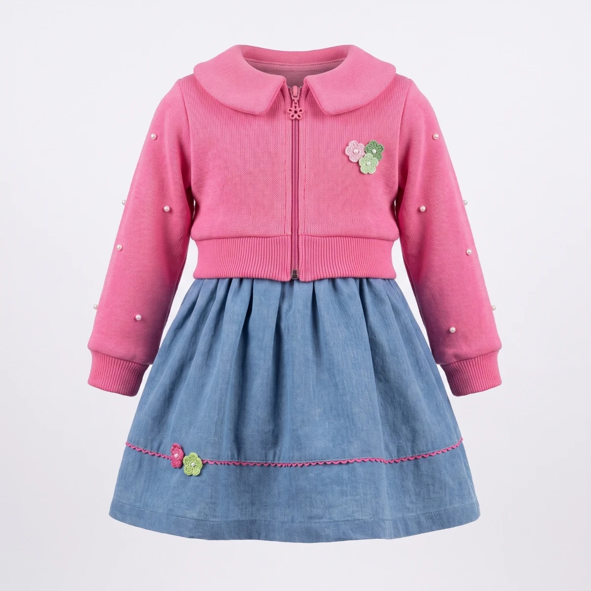 MOONSTAR KIZ 9-24 AY KIZ ÇOCUK ELBİSE