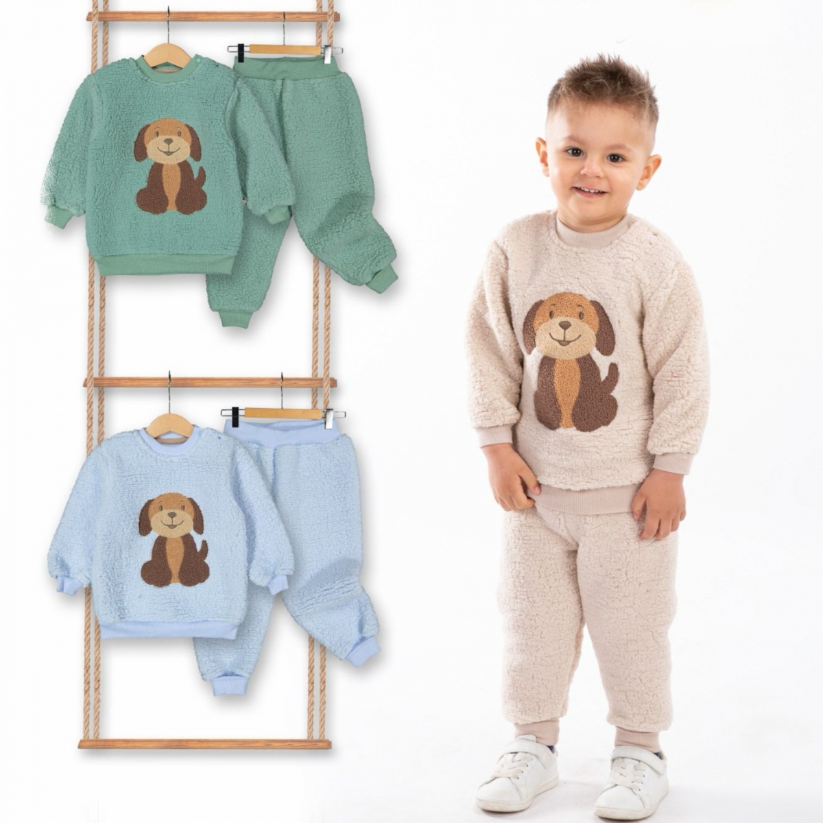 BEYAZ BEBEK ERKEK 9-12-18-24 AY KÖPEK WELSOFT TKM