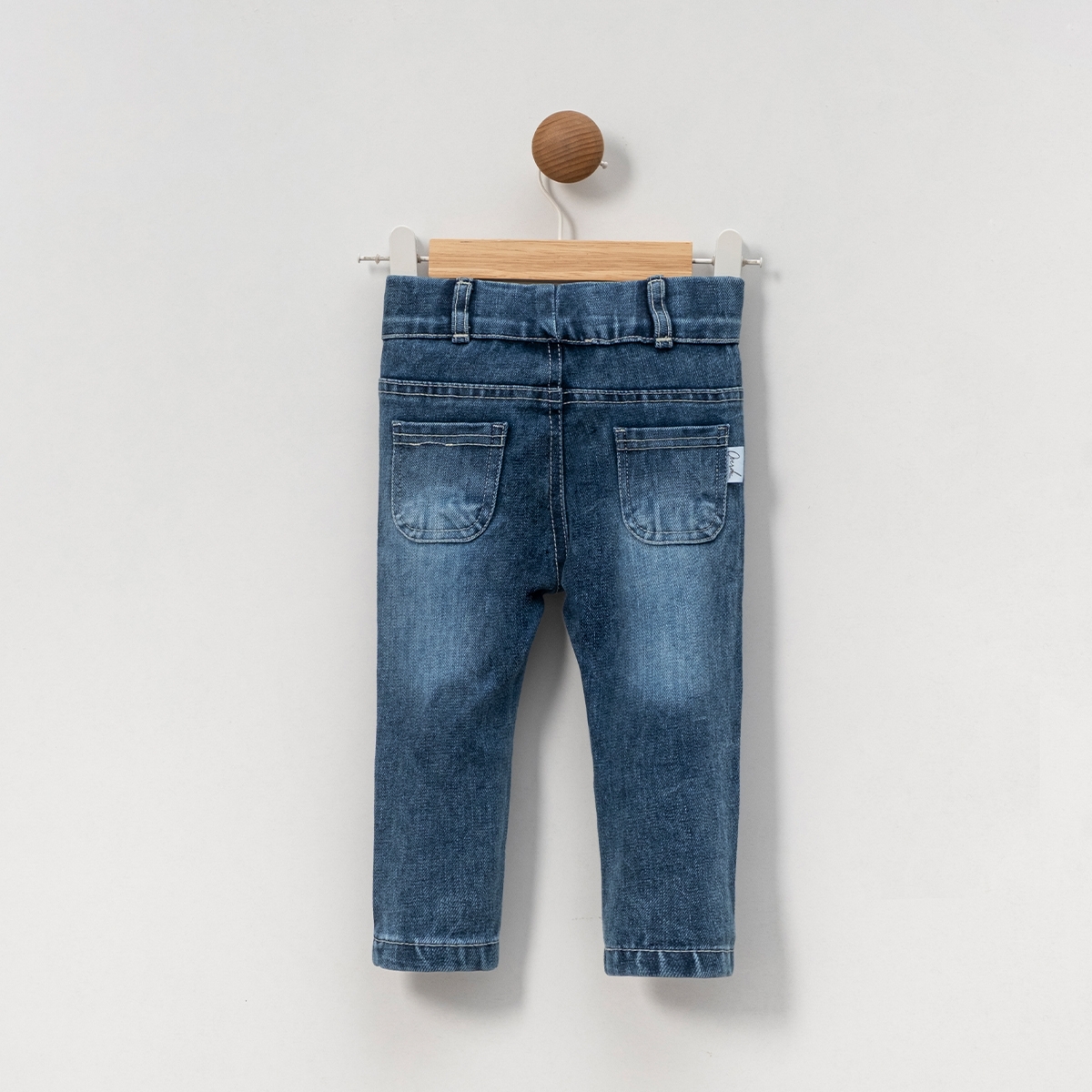 LOVEMAXX KIZ 1-2-3-4 YAŞ FLOWER GIRL KOT PANTOLON