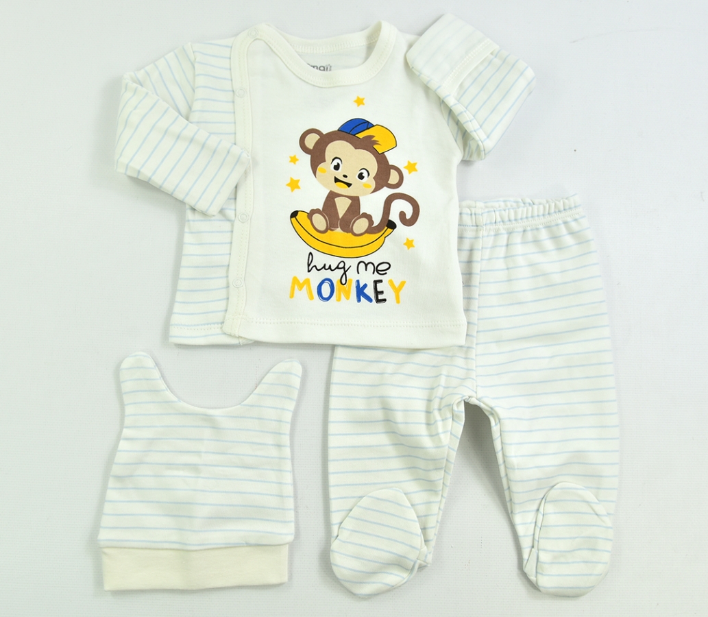 MONKEY KENDİNDEN ELDİVENLİ 3LÜ TAKIM