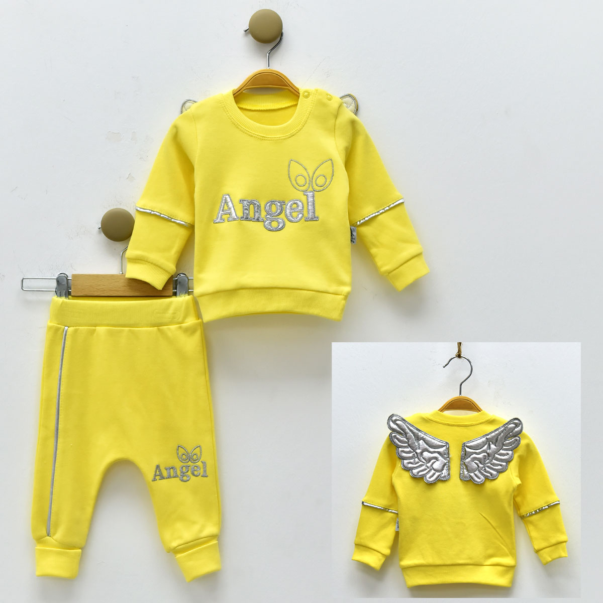 ANGEL NAKIŞLI KANATLI 2Lİ TAKIM