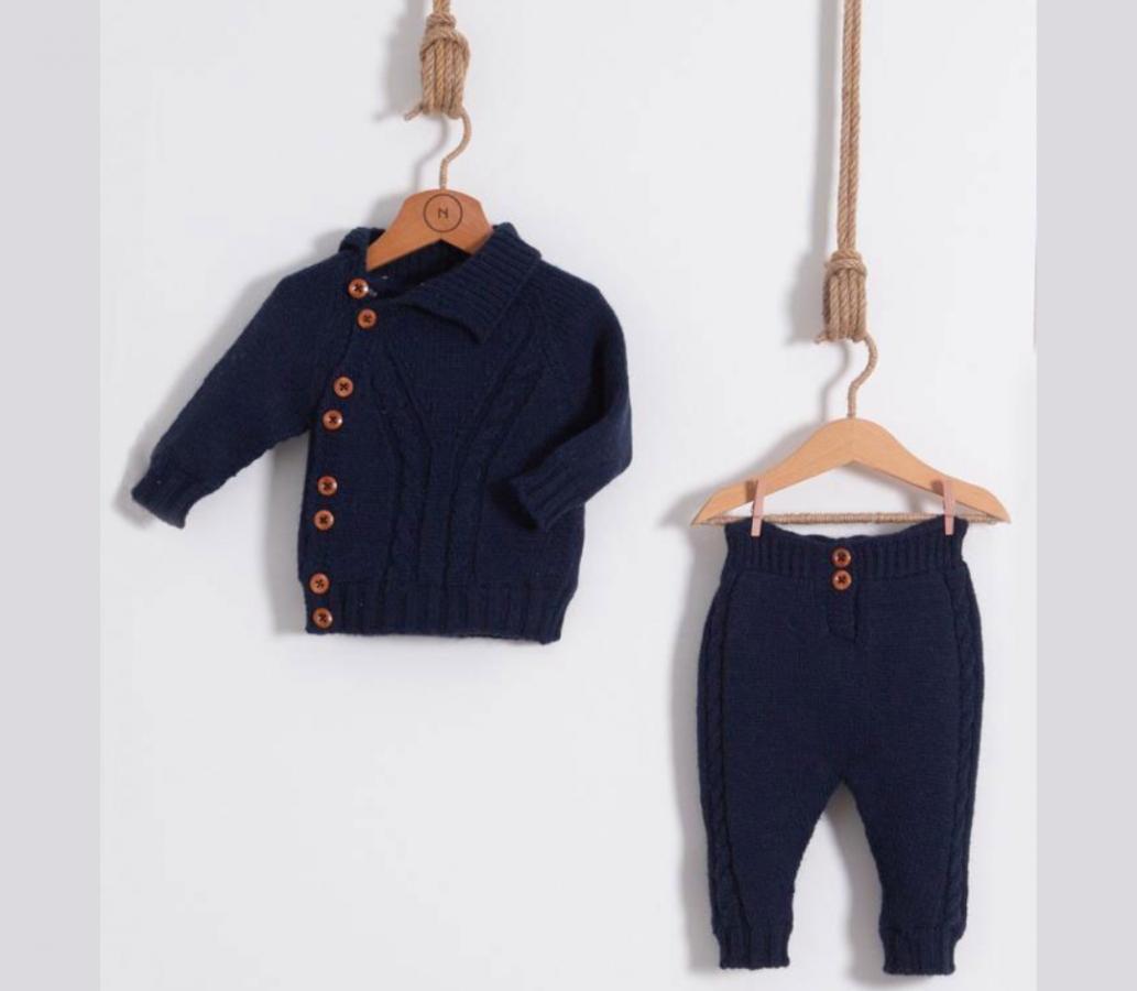 NİPPERLAND ERKEK 3-6-9-12 AY ÇİFT DÜĞMELİ TAKIM