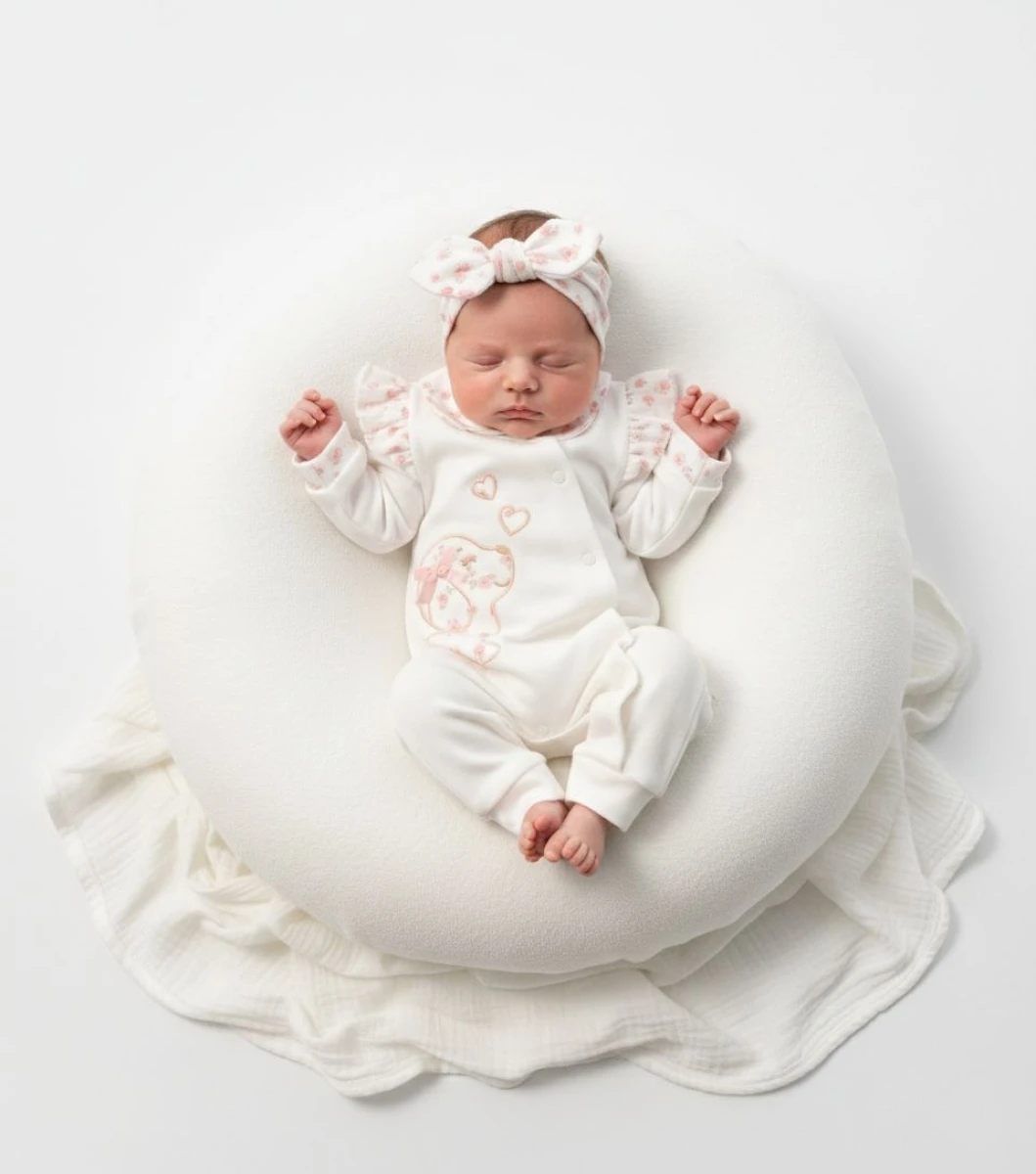 MİNİ CAYZEN KIZ 3-6-9 AY CUTE BABY TULUM