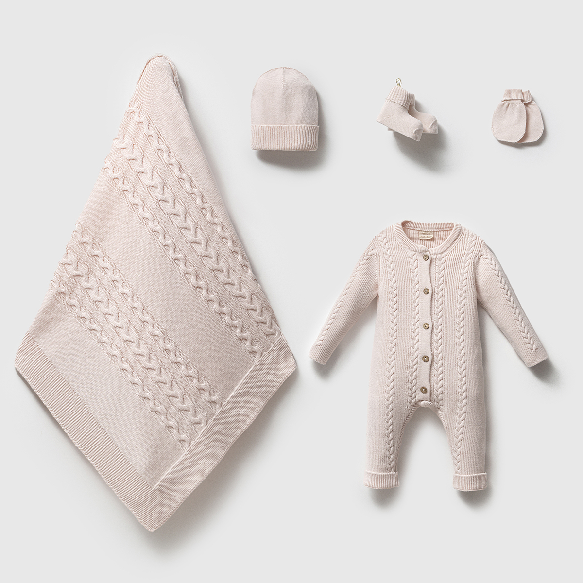 NİPPERLAND UNISEX 0-3 AY GOTS 5Lİ SET