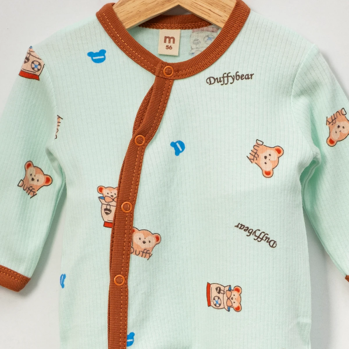 MİNİSSE UNISEX 3-6 AY KÜÇÜK AYI BASKILI 2Lİ TULUM