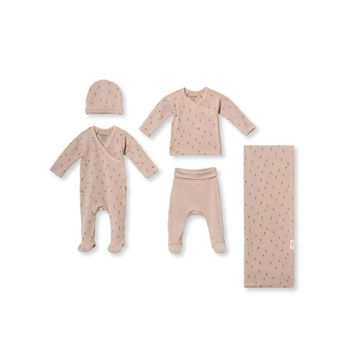 BABYCOSY ORGANIC ERKEK 0-3 AY 5Lİ SET