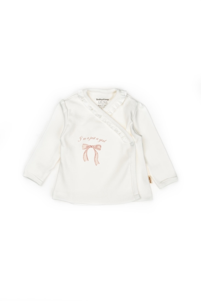 BABYCOSY ORGANIC KIZ 0-3 AY BOW 10LU SET