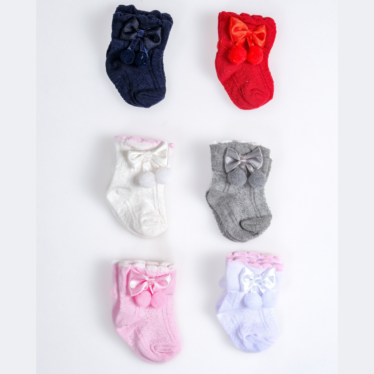 COCOLE KIZ 5-6 YAŞ KUTULU AKSESUARLI ÇORAP 12Lİ