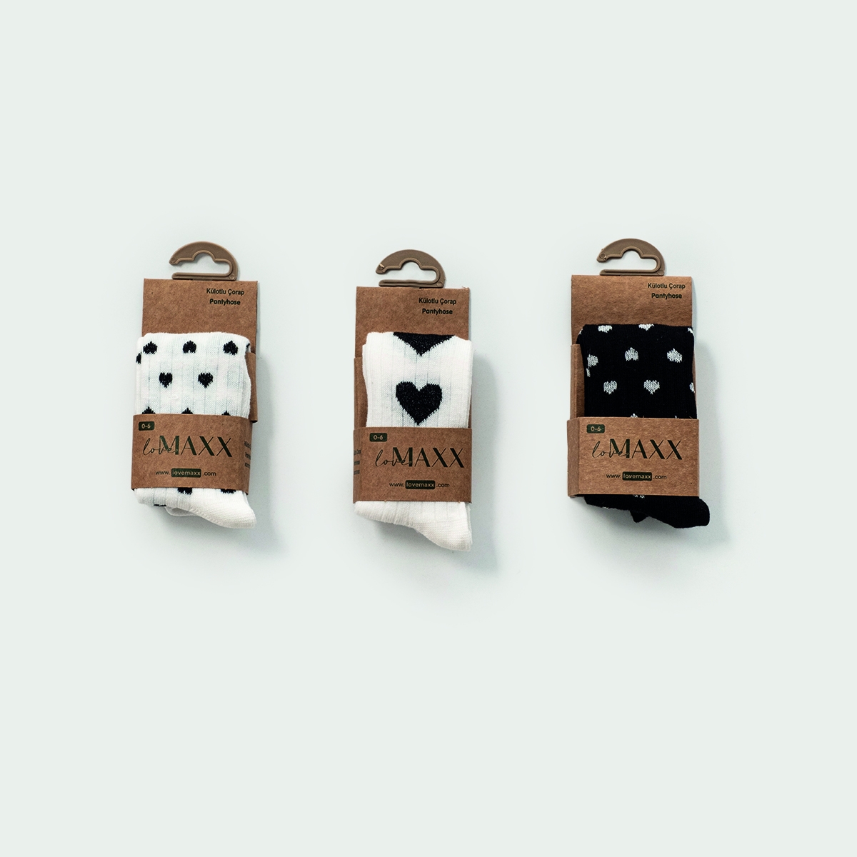 LOVEMAXX KIZ 0-24 AY KALPLİ KÜLOTLU ÇORAP 12Lİ