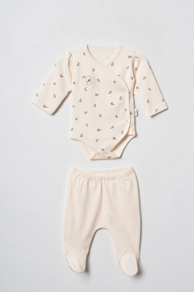 MOONSTAR KIZ 3-6 AY BEBEK 2Lİ SET