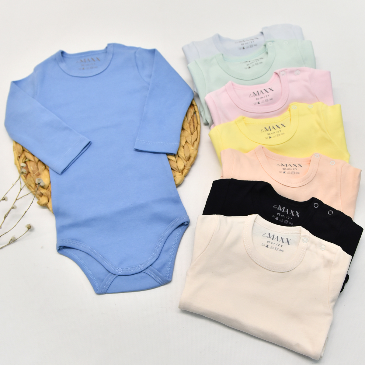 LOVEMAXX UNISEX 2-3-4 YAŞ UZUNKOL BODY