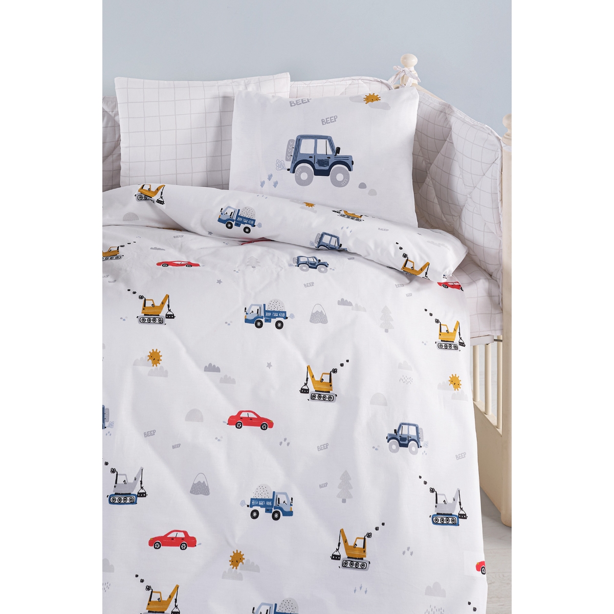 KANZ UNISEX BASKILI PAMUK UYKU SETİ