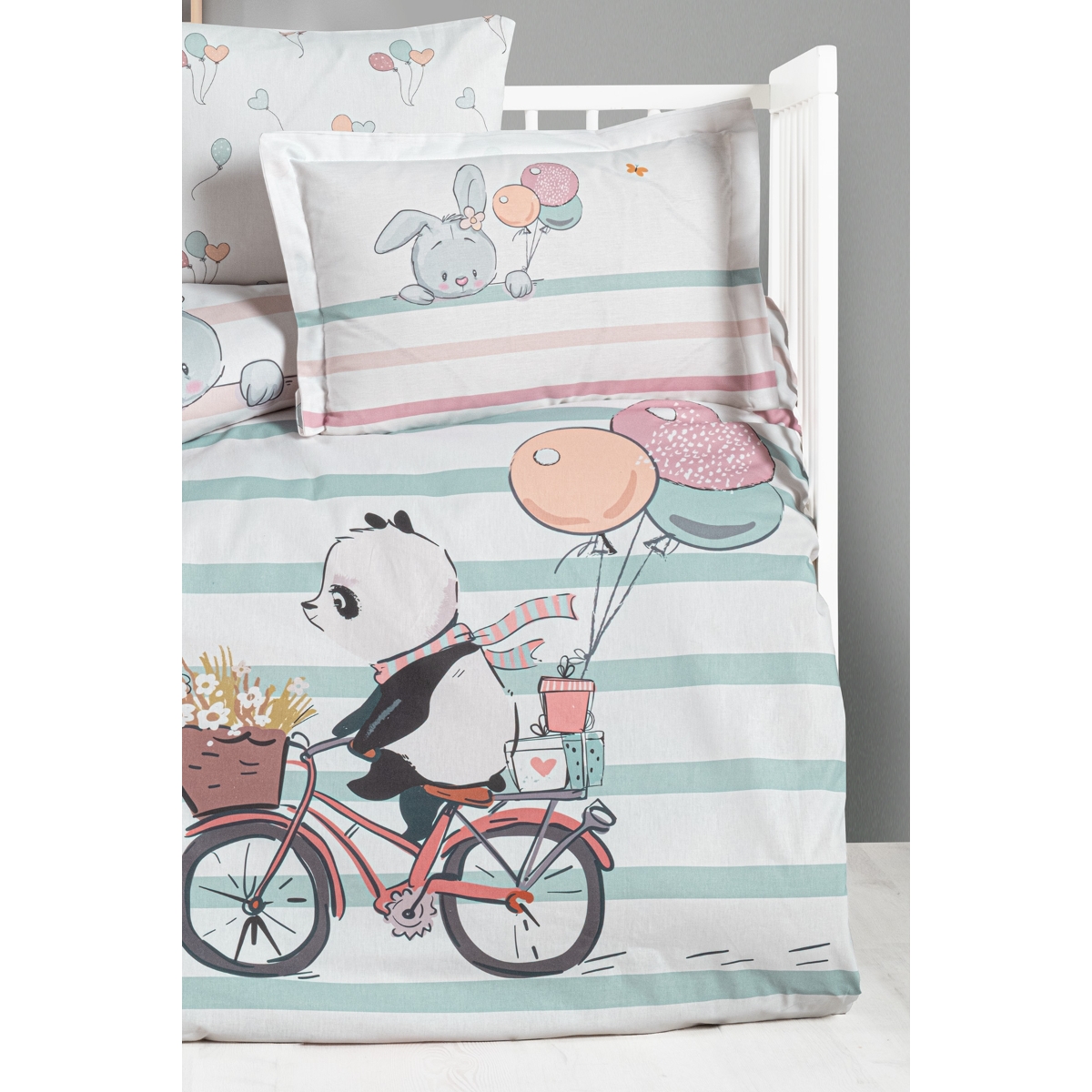 KANZ UNISEX BASKILI NEVRESİM TAKIMI