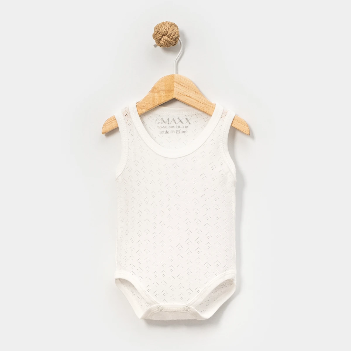 LOVEMAXX UNISEX 2-3-4 YAŞ JAKARLI ATLET BODY