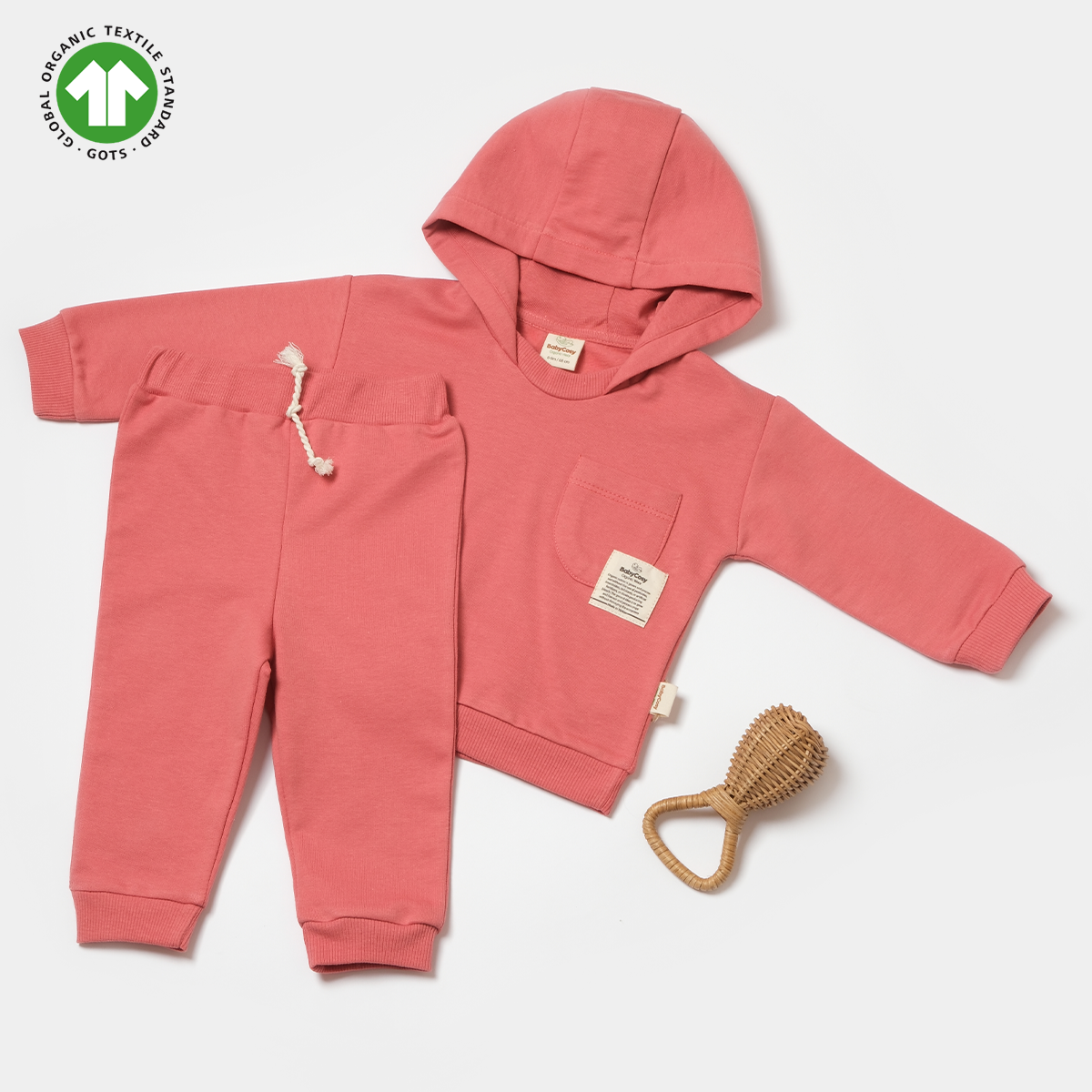 BABYCOSY UNISEX 6-9-12-18-24 AY KAPÜŞONLU TAKIM