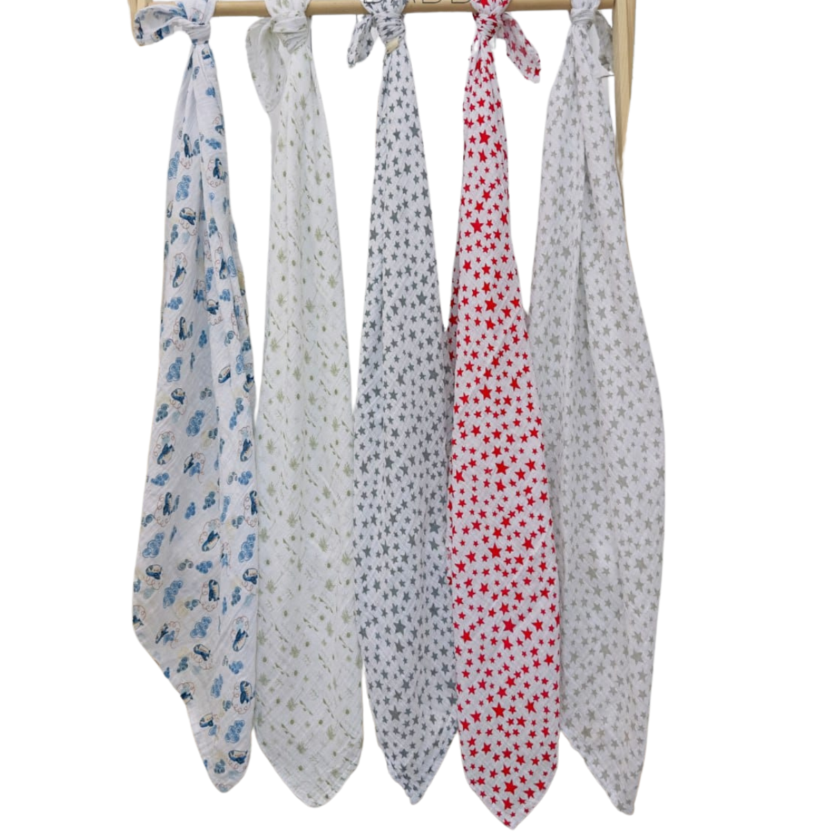 ANNA BABBA UNISEX 75*115 CM MÜSLİN ÖRTÜ 2Lİ SERİ