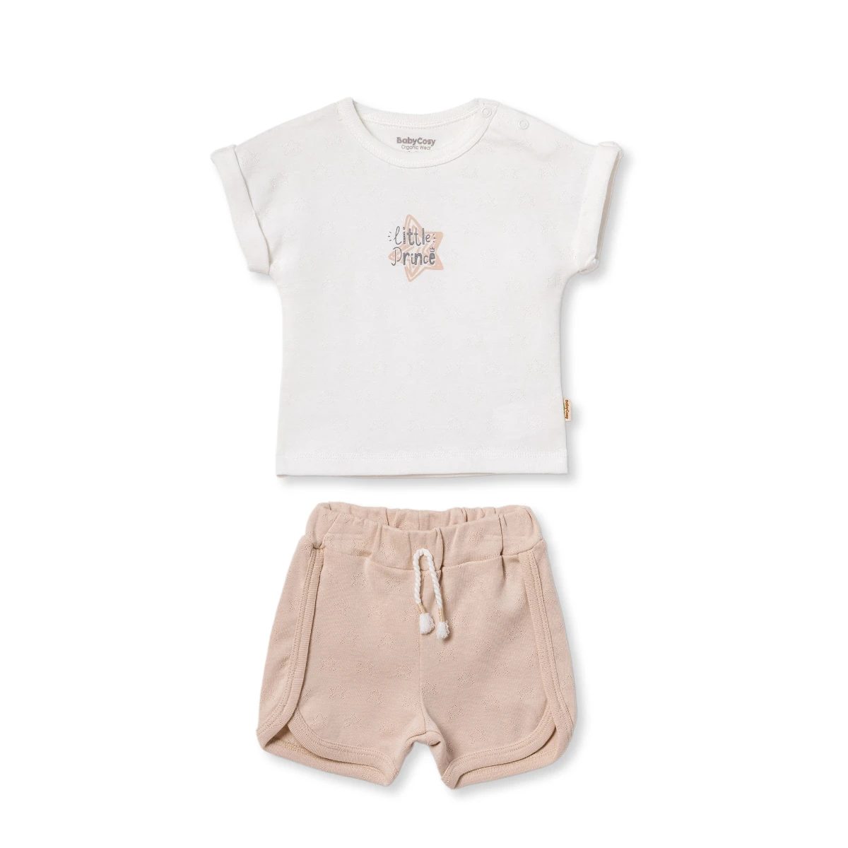 BABYCOSY ORGANIC ERKEK 3-24 AY ŞORT VE TİŞÖRT TAKI