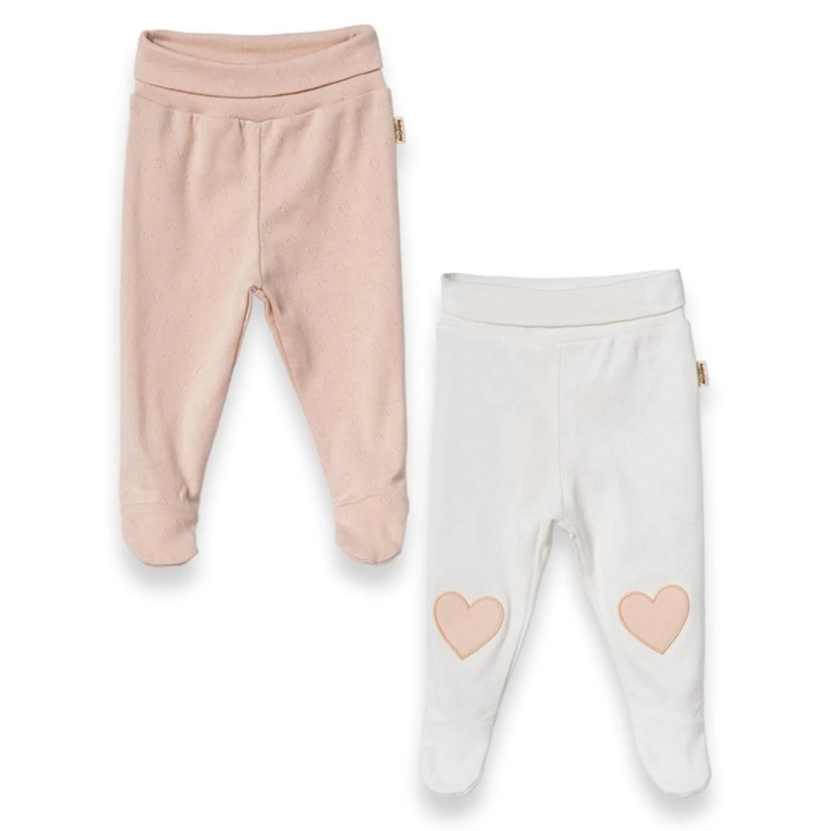 BABYCOSY ORGANIC KIZ 3-6 AY PATİKLİ 2Lİ TEK ALT