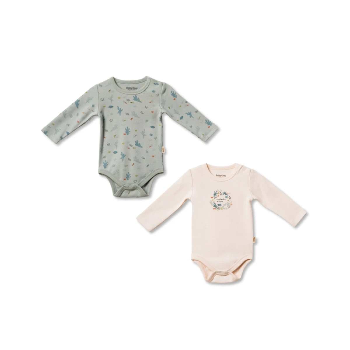 BABYCOSY ORGANIC UNISEX 0-24 AY 2Lİ UZUNKOL BODY