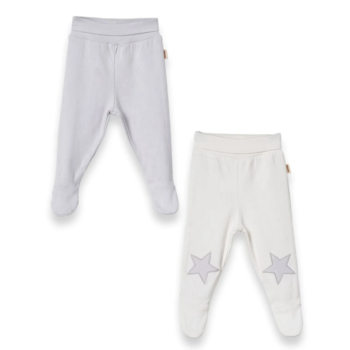 BABYCOSY ORGANIC UNISEX 0-3 AY 2Lİ PATİKLİ TEK ALT