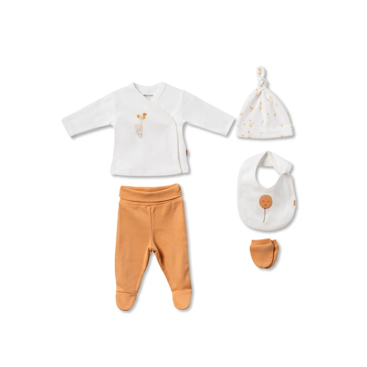 BABYCOSY ORGANIC UNISEX 0-3 AY 5Lİ SET